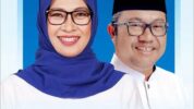 Husniah Talenrang bersama Darmawangsa Muin sebagai Calon Bupati dan Wakil Bupati Gowa. (Ist)