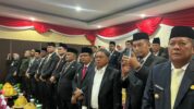 PJ Bupati Bantaeng Saat Menghadiri Acara Pelantikan Anggota DPRD Sulsel Periode 2024-2029