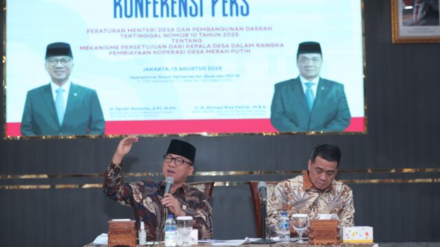 Mendes Yandri Tekankan Bagi Hasil 20 Persen Kopdes Masuk APBDes