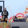 Menpan RB, Rini Widyanti, Saat Memberi Sambutan dalam Acara yang Tahun Ini Mengusung Tema 'Selendang Sang Gandrung' di Banyuwangi, Sabtu (25/10/2025).