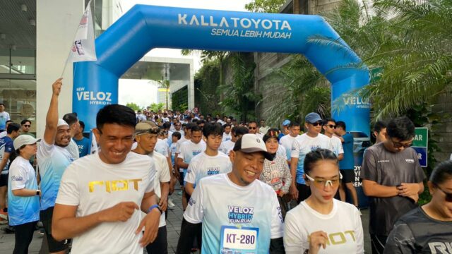 Fun Run Jadi Pembuka Road to Preview Toyota Veloz Hybrid di Makassar